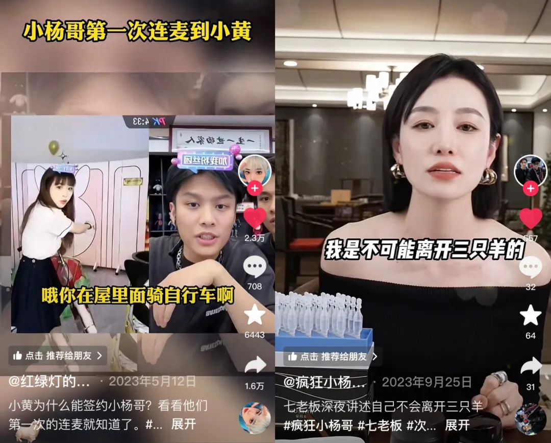 疯狂小杨哥徒弟七老板复播
